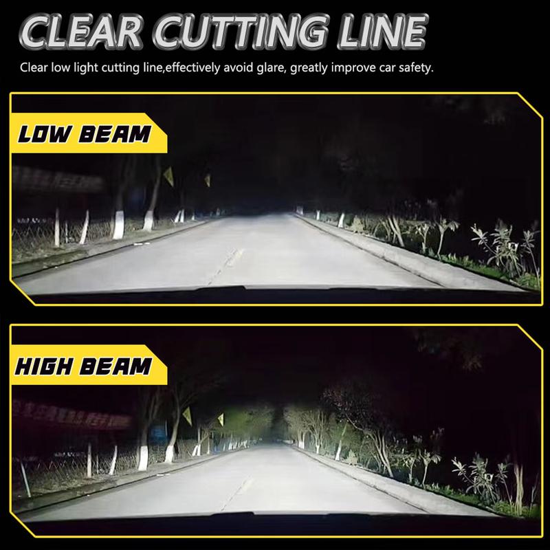 H7 Headlight H4 Bi LED Bulbs for Car CANBUS 6500K 1500W High Power Auto Lights Mini Wireless Turbo Fan Automobile LED Headlamp