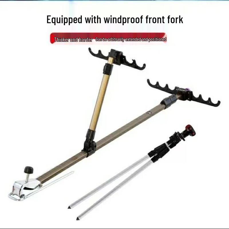 Brangdy Aluminum Alloy Multi-Rod Fishing Rod Holder