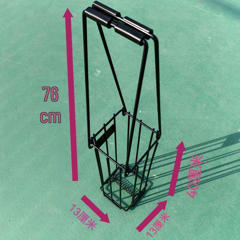 Portable Tennis Ball Picker & Retriever: No Bending Needed, Easy Collection Basket for Training
