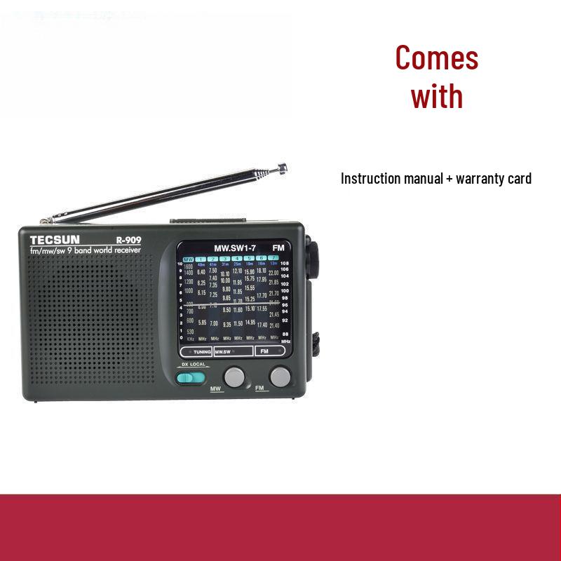 

Vintage-Style Multi-Band FM Radio for Seniors
