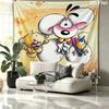 Diddl Custom Name Wall Tapestry Aesthetic Wall Hanging Printed Fabric Blanket Decorative Tapestries for Bedroom Living Room Home Decor