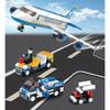 Building Blocks Airplane Assembly Toy Aviation Model Puzzle Fun For Children