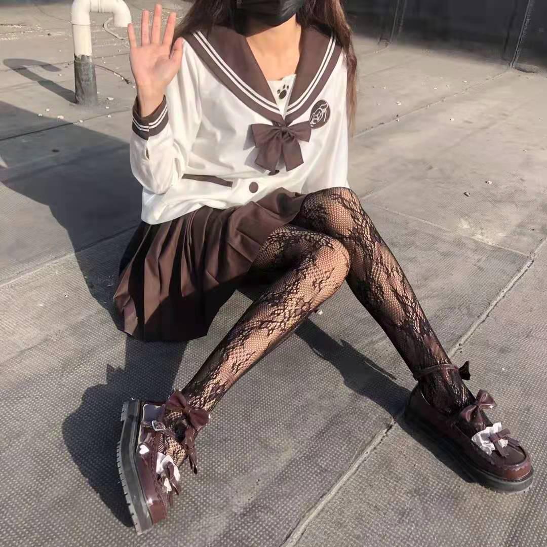 

Women s Rose Lace Mesh Tights: Sexy, Hollow Design, Silk-Smooth Pantyhose. One Size чорний
