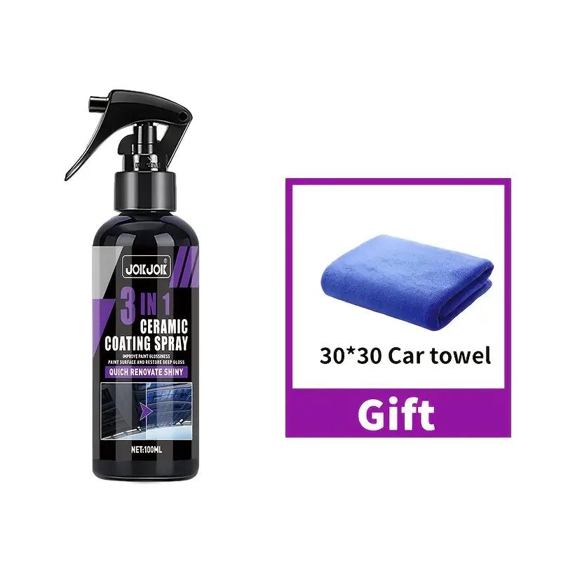 3 In 1 Car Ceramic Nano Coating Liquid Coating Nano Crystal Hydrophobic Layer Polishing Coating Agent Car Polish Nano Coating