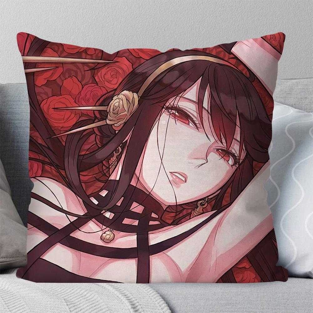 Spy X Family Animation Pillow Case Square Pillow Bedroom Sofa Leisure Comfort Cushion Car Living Room Home Decoration 40X40