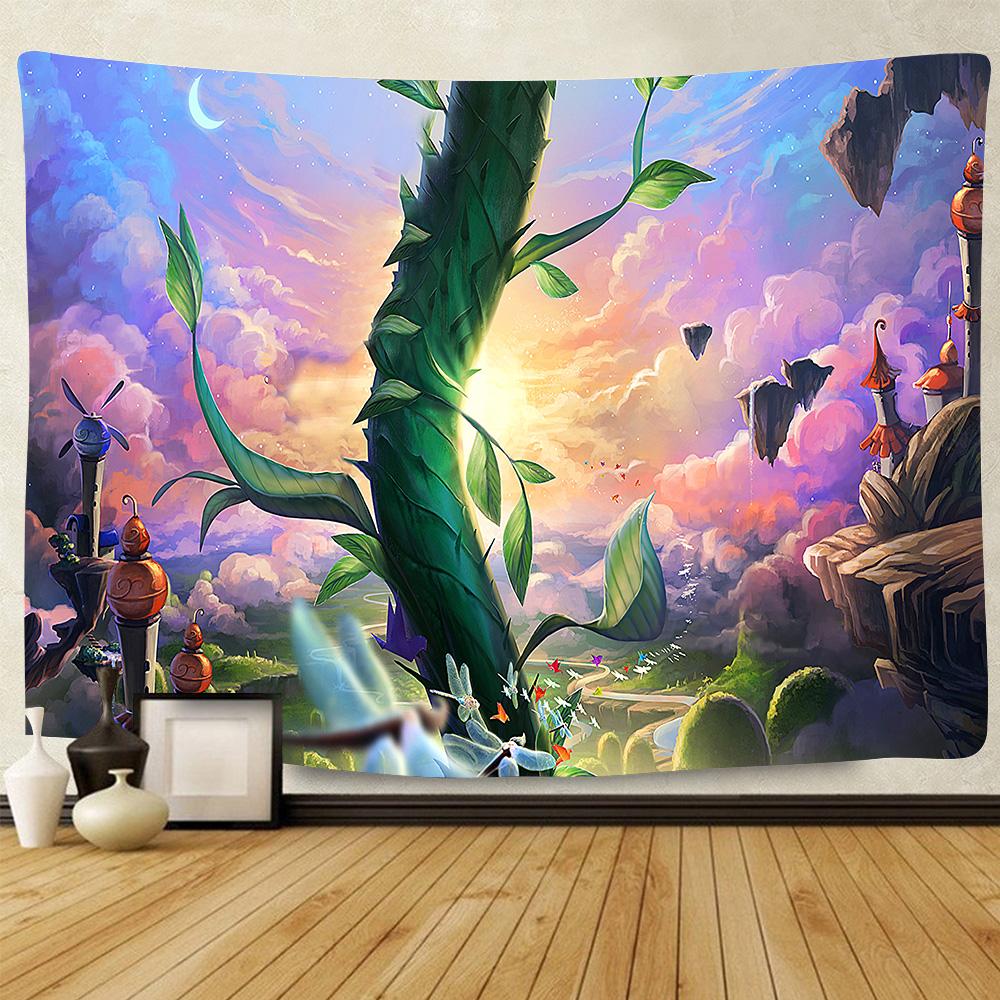 Kaktus Pflanze Tapisserie Wandbehang Mandala Boho Tapisserie Picknick Matte Strand Handtuch Matratze Zimmer Ästhetische Dekor Home Decor