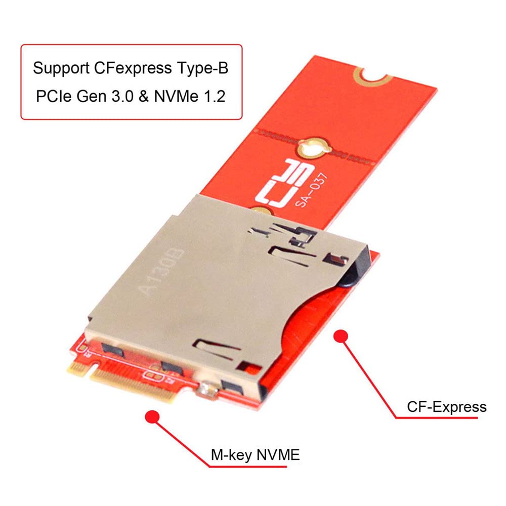 NFHK NGFF NVMe Motherboard To CF Express Expansion Adapter M2 CFE Supports R5 Z6 Z7 Memory Cards M.2 M-Key Type-B