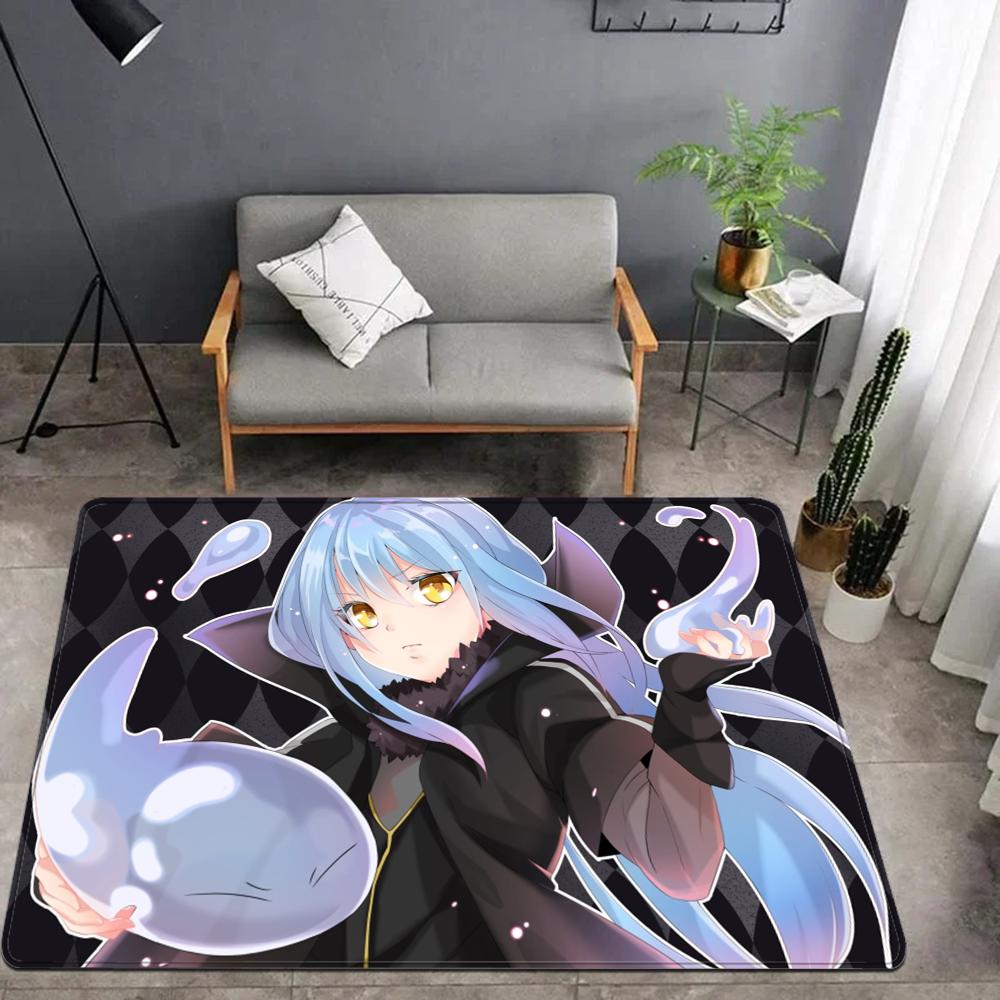 Demon Slime Rimuru Tempest Floor Mat Bathroom Mat Kids Room Bedroom Decoration Balcony Anti-Slip Doormat Living Room Welcome