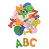 Letters - Alphabet - Adhesive - Foam with Glitter - Assorted Color