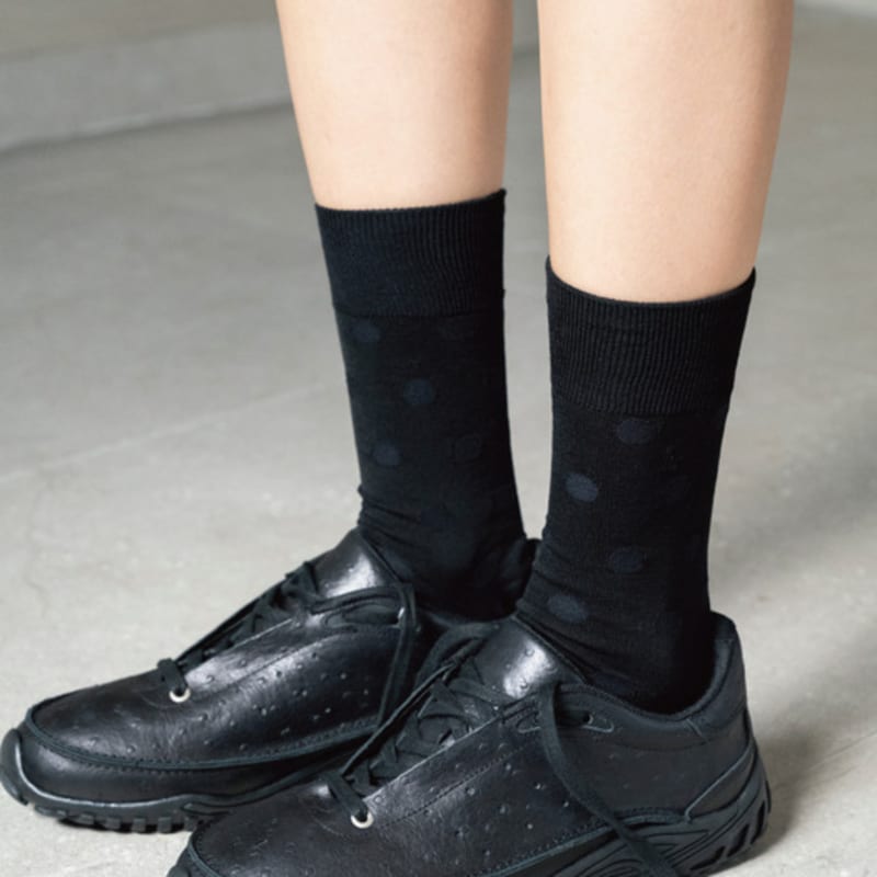 Hiig [no.442] Black Dot Socks
