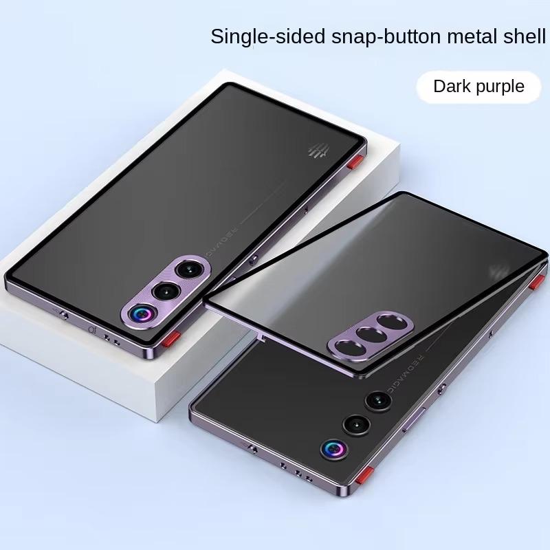 Shockproof Metal Phone Protection Case for ZTE Nubia Red Magic 10 Air 10 Pro + 9 S Pro Aluminium Alloy Metal Frame Hard Matte Bumper Cover