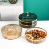 Plastic Dried Fruit Box Candy Box Fruit Plate Snack Plate Refreshment Tray Food Storage Box Cake Plates Storage Bins Organizer