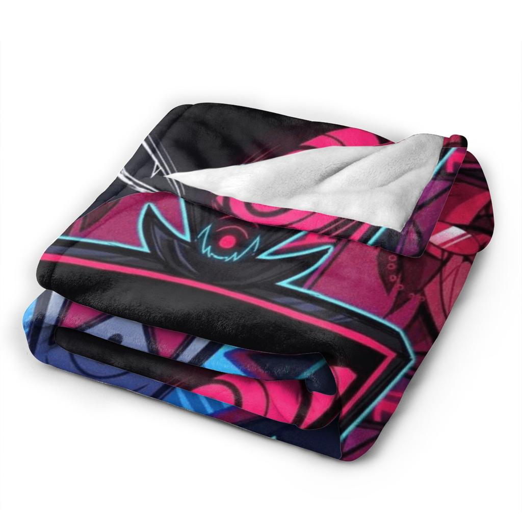 Soft Warm BlanketBoy Girl Decorative Vox Game Character Throw Blanket  Flannel Bedspread For Couch Bed Novelty Sofa Bed Cover