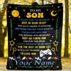 Believe In Yourself Aim High Customizable Outdoor Blanket Personalized Name Durable Comfort Throw For Picnics Outdoor Travel And Camping Sofa Office