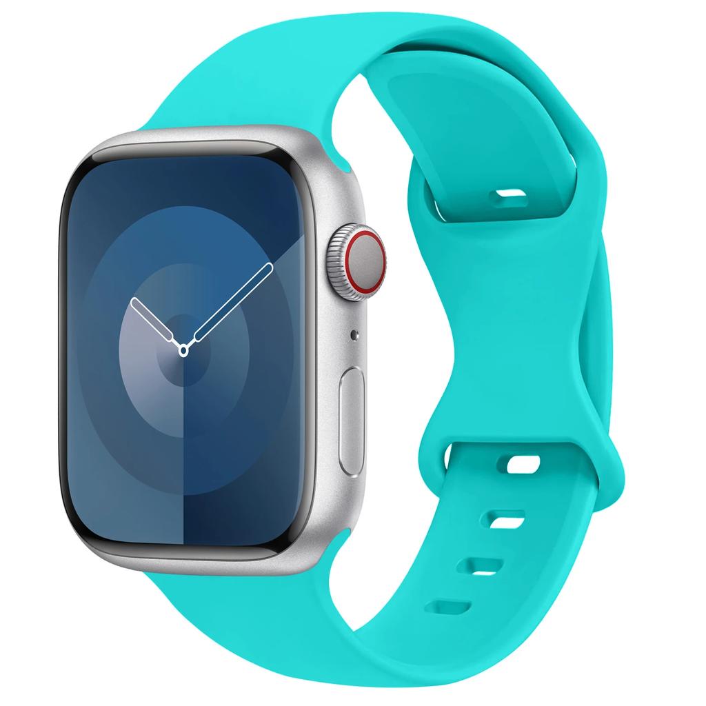 Silikonarmband für Apple Watch Band 45mm 44mm 41mm 40mm 42mm 46mm ultra 49mm Sportarmband correa series 11 7 8 9 10 4 3 5 6 se