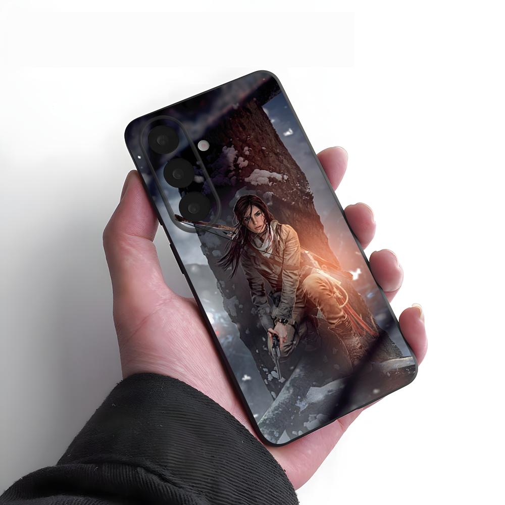 

Чехол для телефона с изображением игры Tomb Raider для Samsung S26 S25 Plus S20 S20 Plus S22 Ultra S23 FE S21 Plus S21 Ultra (мягкий). Samsung S24 Ultra
