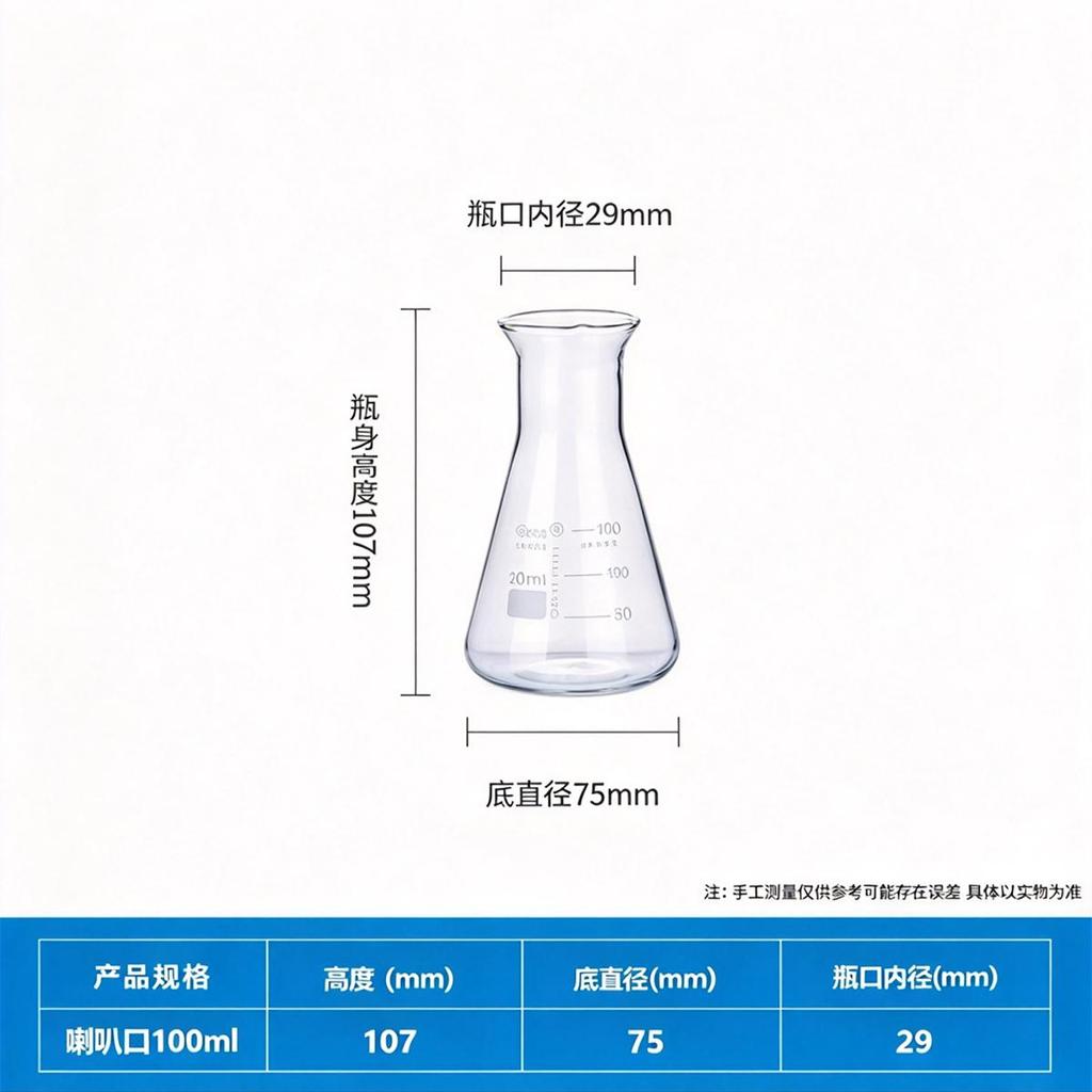 Shu Niu High Borosilicate Glass Conical Flask