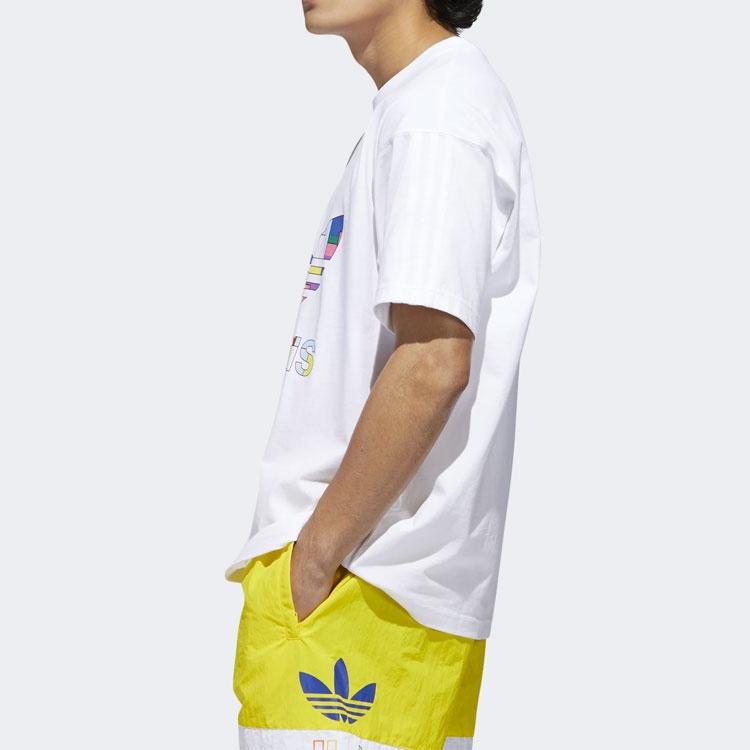 adidas originals Flag Lag Fill Tee Sports Short Sleeve White Men's GD0953