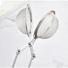Stainless Steel Spoon Tea Ball Infuser Filter Squeeze Leaves Herb Mesh Strainer Tea Infuser In Mesh Tea Ball with Handlet Silver