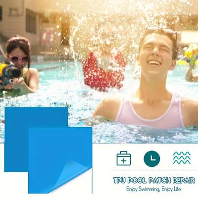 10 Stück Neue Unterwasserreparatur Poolreparaturflicken Selbstklebend Multifunktionales Poolreparaturset PVC Für Schwimmbadflicken Kleber
