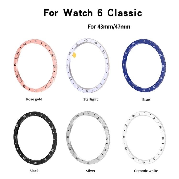 Watch Frame Cover Bezel Styling Lightweight Frame Cover for Watch6 43mm/47mm