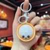 Miniature Steamed Bun Keyring Food Shaped Keychain Present For Friend Family Fashion Accessory for Backpack
