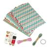 Copperboard Gift Wrap Paper Pack With Colorful Patterns For Special Occasions