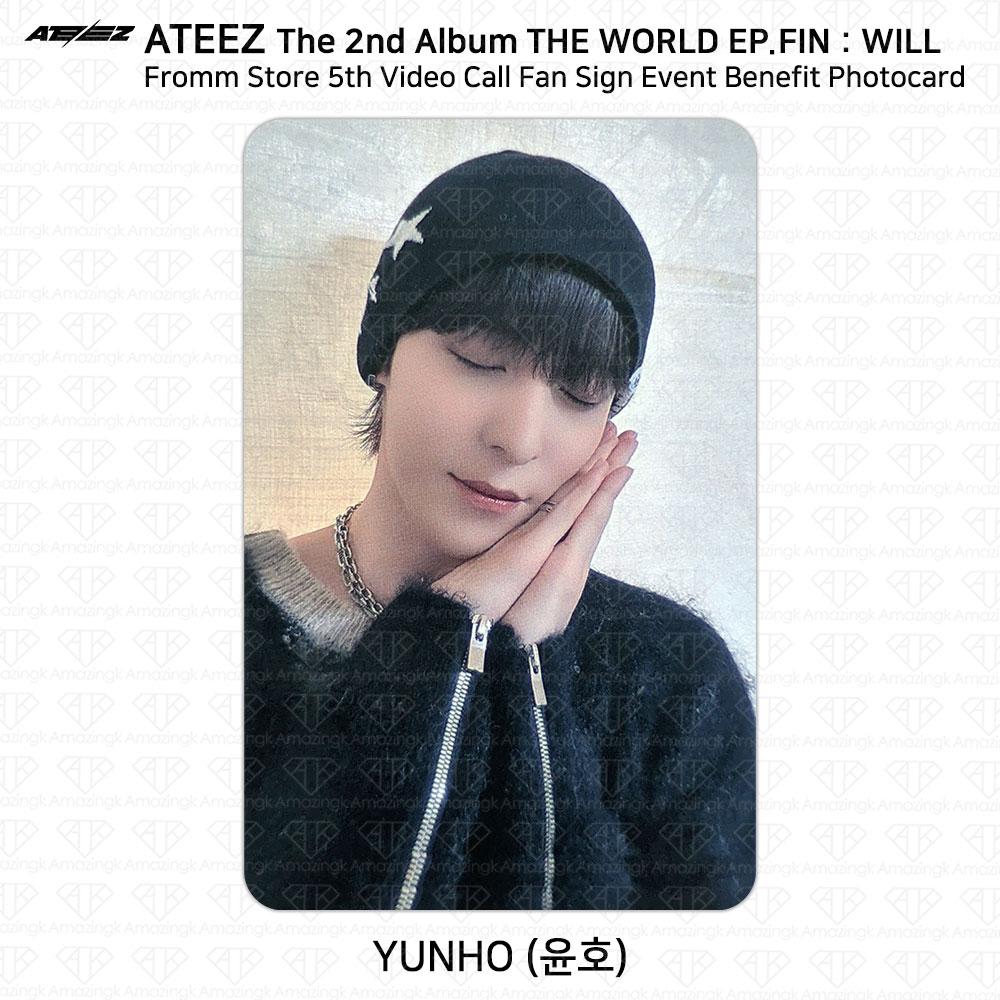 ATEEZ SVĚT EP.FIN BUDE Fromm Store 5. Video Call Event Benefit Photocard