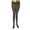 Women's Fleece-lined Semi-transparent Tights: Black, Skin-tone, Winter Stirrup, All-in-one Leggings