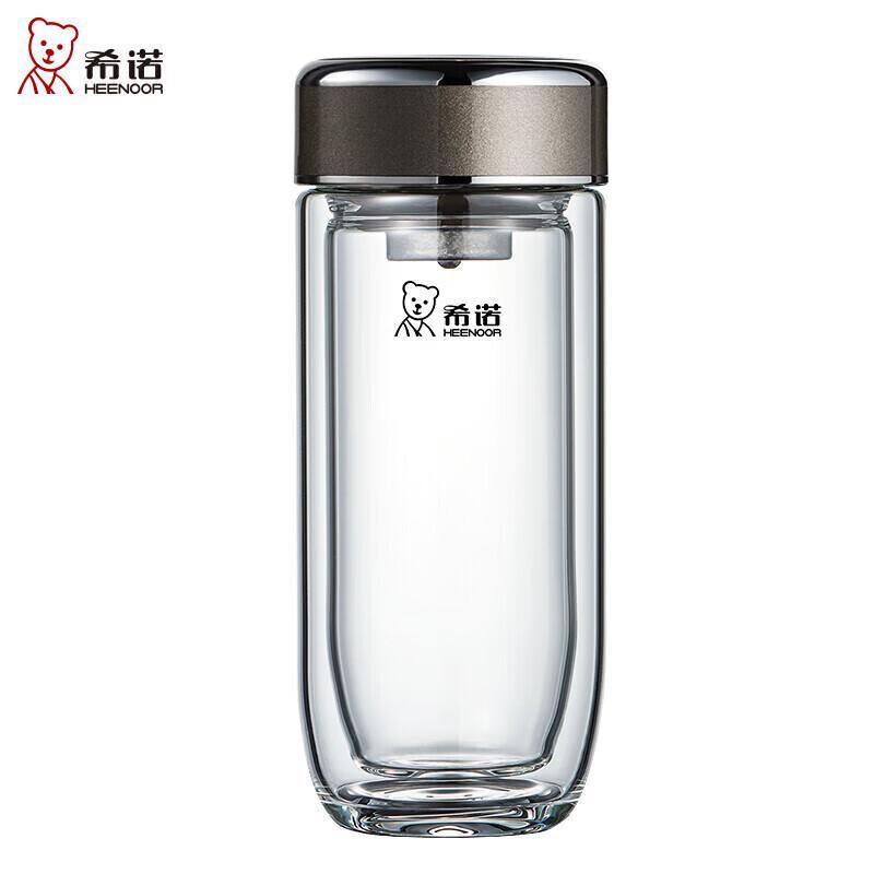 Xinuo Antibacterial Double-Wall Glass Tea Tumbler