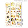 Eid Window Stickers Ramadan Decoration Eid Mubarak Decor for Home 2025 Ramadan Kareem Islam Muslim Party Supplies Eid Al-fitr