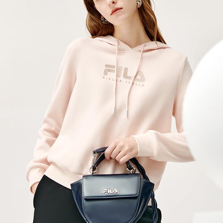 New FILA Sweatshirts Women's Cinnamon Apricot Pink F11W147209F-LP