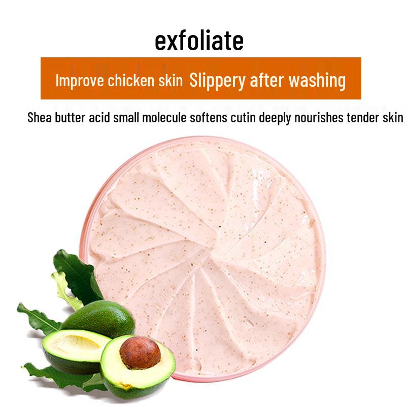 Niacinamide Body Scrub: Tender & White Full-Body Exfoliator for Chicken Skin, Hand Scrub, Large Clinic-Use Bottle.