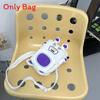 Astronaut Phone Bag Canvas Small Crossbody With Zipper For Girls