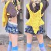 Star Shape Crossbody Bag Plush Inclined Shoulder Bag Portable Plush Shoulder Bag