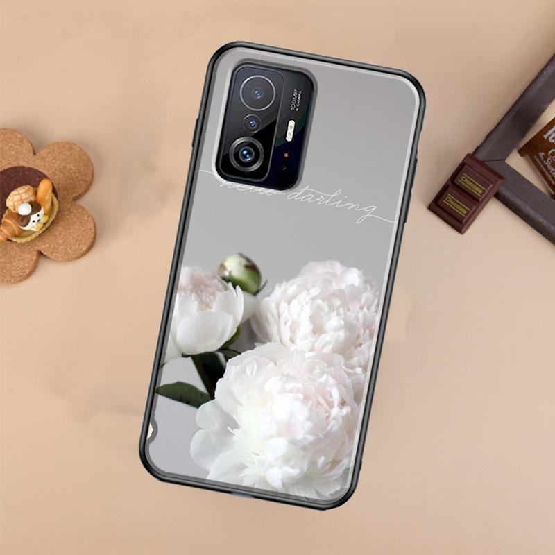 Peonies Beautiful Flower Case For Xiaomi 13 14 Ultra 11T 12T 13T 14T Pro POCO X7 Pro X3 X5 X6 F3 F5 F6 M6 Pro Cover