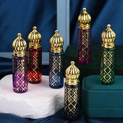 Glass Mini Essential Oil Bottle Color Packaging Portable Glass Bottle  Travel Accessorie