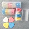 20/30PCS Professional Tailors Chalk Triangular Tailoring Chalk Marker Sewing Fabric Chalk with Plastic Storage Box Dropshipping