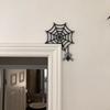 Halloween Door Corner Sign Wooden Witch Spider Halloween Decor Halloween Witch Sign Fall Decor