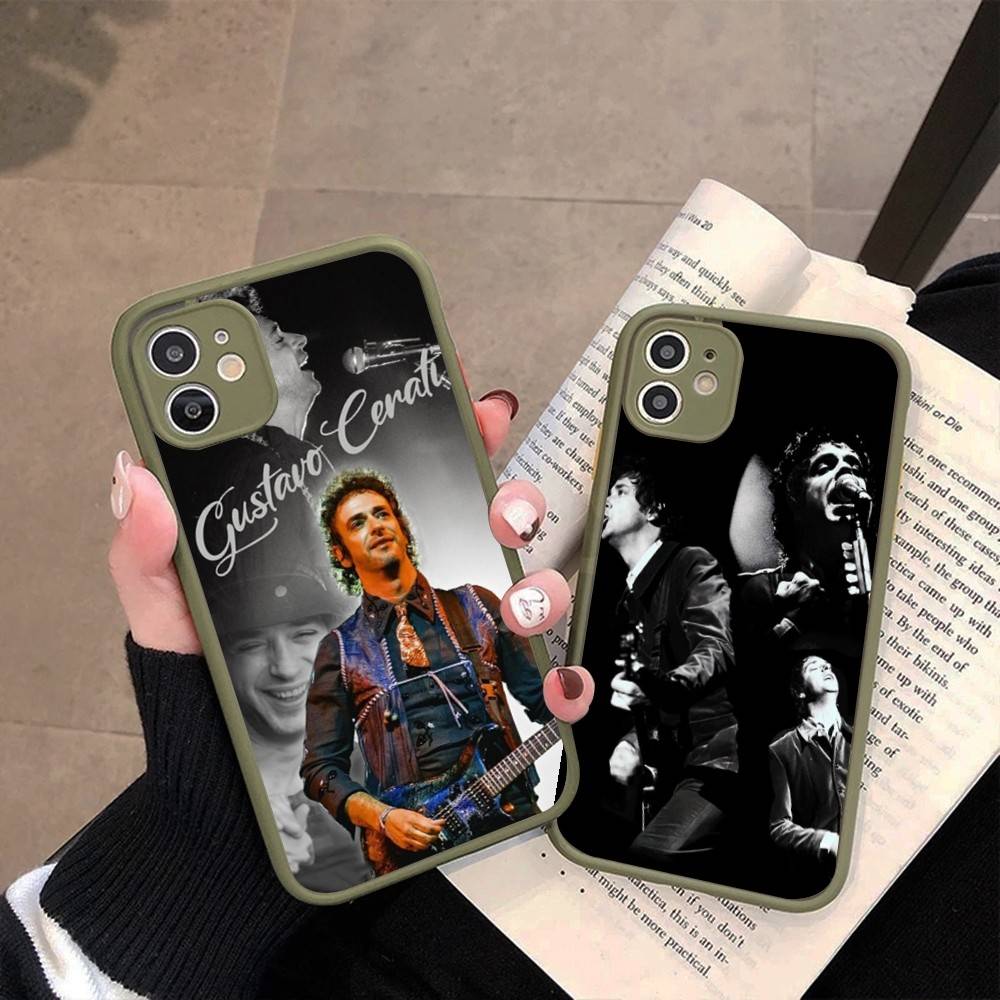 Gustavo Cerati Soda Stereo For iPhone Air 16 15 14 Plus 13 12 11 Pro Max Matte Cover Jelly Shockproof Phone Case