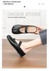 2025 Summer Women's Closed Toe Slip-on Hidden Heel Flat Mules with Tabi Split Toe Design
