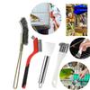 Bird Cage Cleaning Kit: 6 PCS Birdcage Brush Tools Set with Bird Poop Remover Scraper - Birdcage Accessory