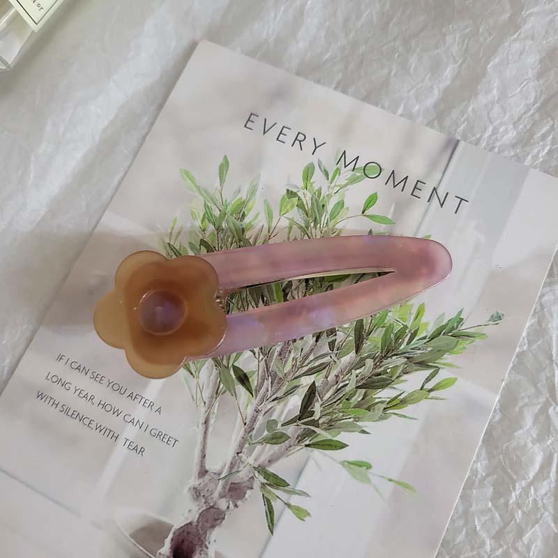 

Шпилька для волос из ацетата в корейском стиле: 2025 Цветок Утконос и Боковая клипса для детей