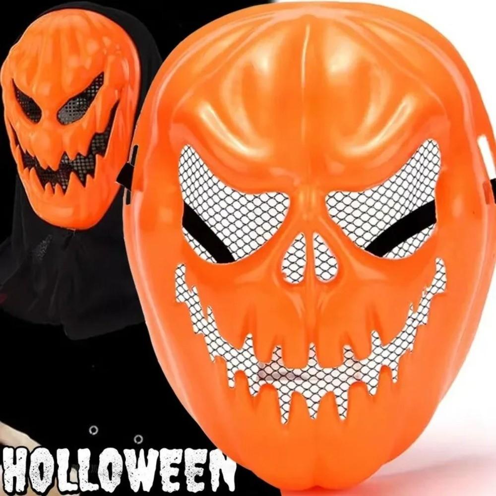 Realistic Scary Pumpkin Mask Spooky Full Face Mask Party Gift Scary Party Mask Male Female