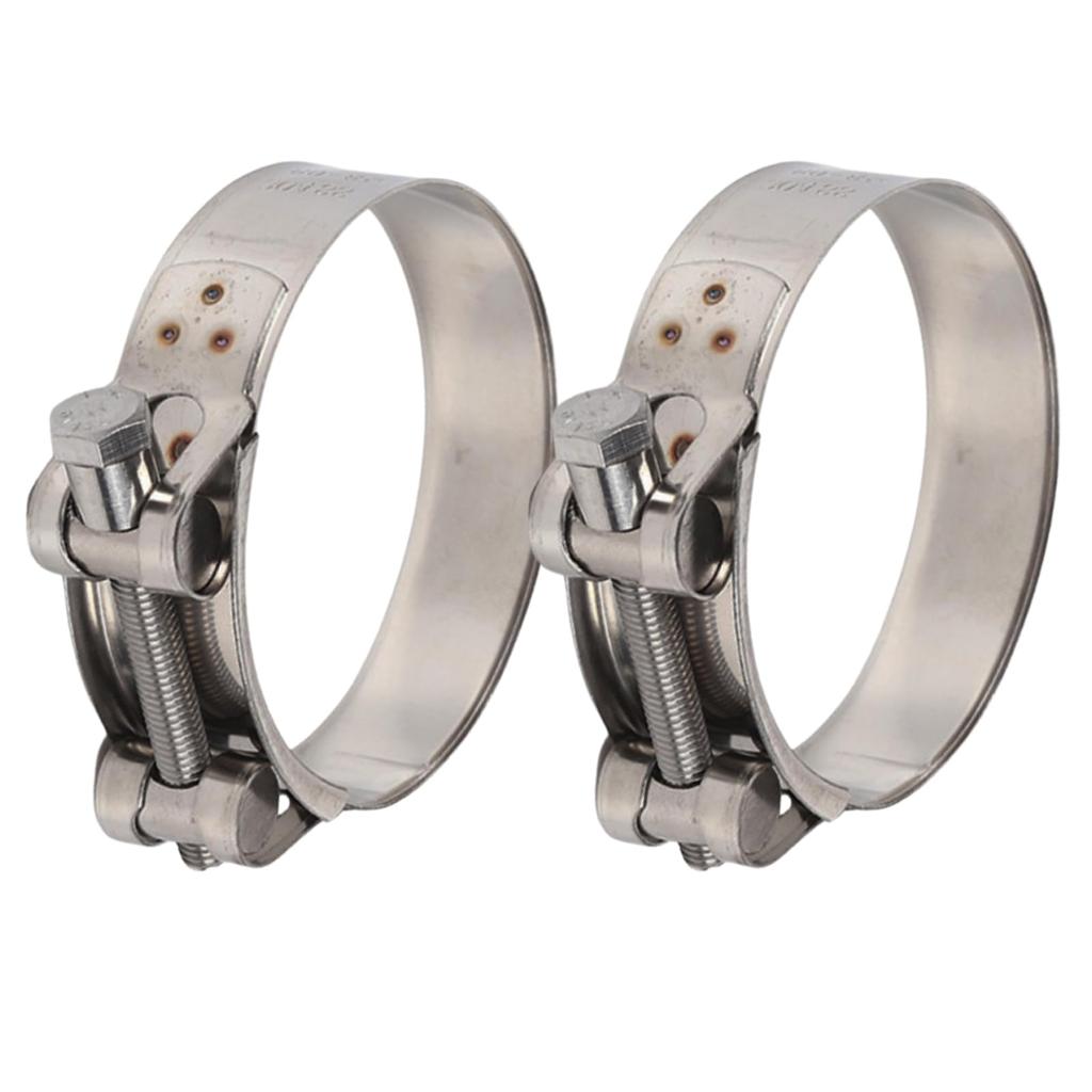 Sakurawing Muffler Band, Stainless Steel Clamp Bolt Stay, Bracket, Motorcycle, Muffler Band, 2 Piece
