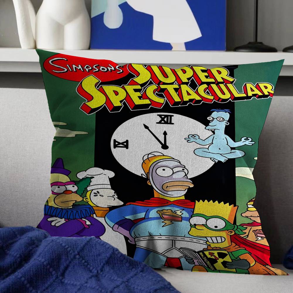 Cartoon T-The Cool S-Simpsons Pillowcases Home Bedding Decorative Pillow Cover Wedding Super Soft Pillow Case