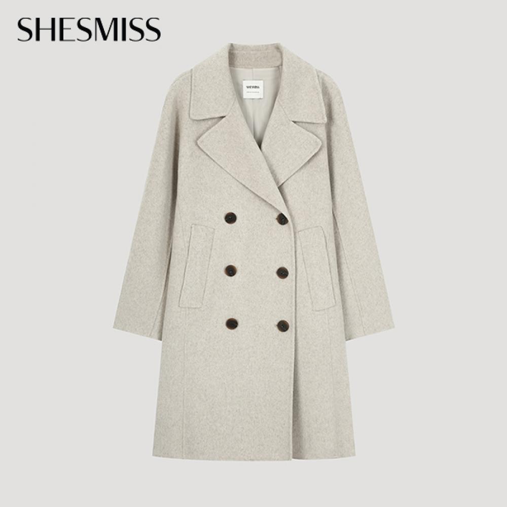 

She S miss полупальто ручной работы из смеси шерсти Swhcto41040 Ot oatmeal/55