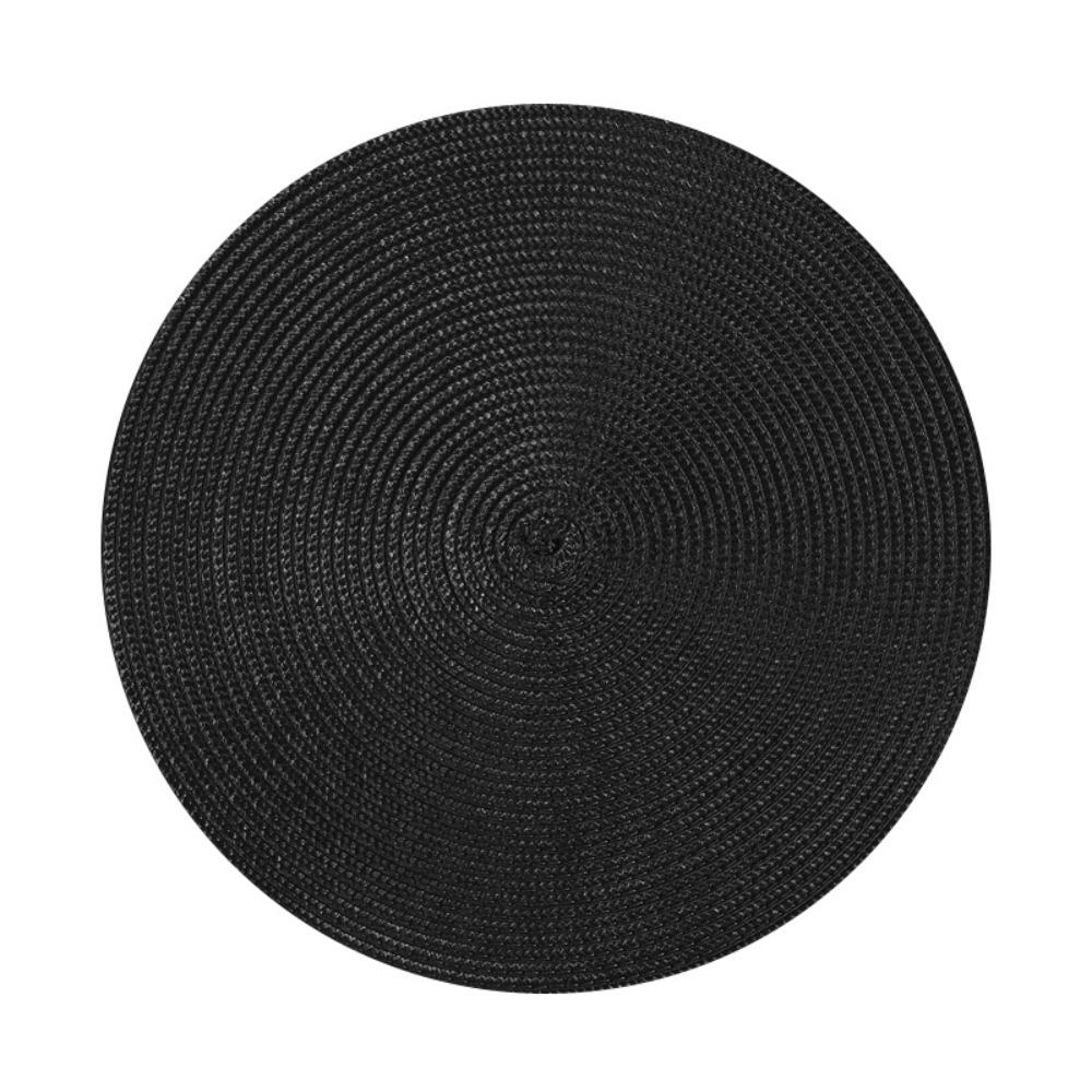 

Heat-Resistant Round Placemats 38cm Round Heat-Resistant Placemats Washable Coasters Dining Table