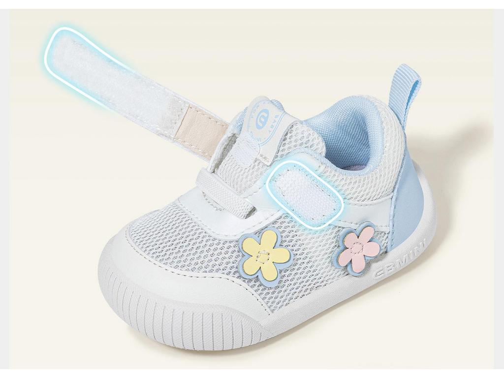 Yingbeimi Ni Frühjahr 2026 Kleinkindschuhe - Dünne Sohle Baby Lauflernschuhe, Blumen- und Jungen-Designs