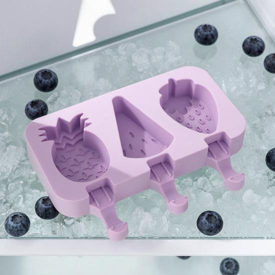 Silicone Popsicle Molds Maker Reusable Ice Popsicle Cartoon Small Popsicles Non-stick DIY Molds